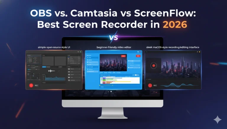 Best Screen Recorder Software for 2026: OBS vs Camtasia vs ScreenFlow