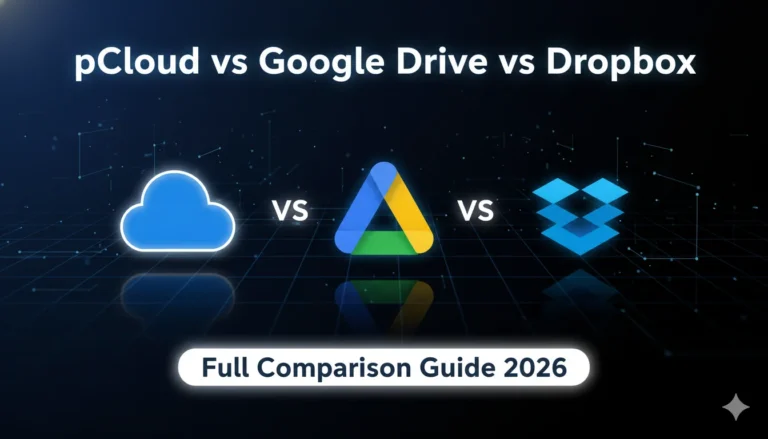 pCloud vs Google Drive vs Dropbox: Full Comparison Guide (2026)